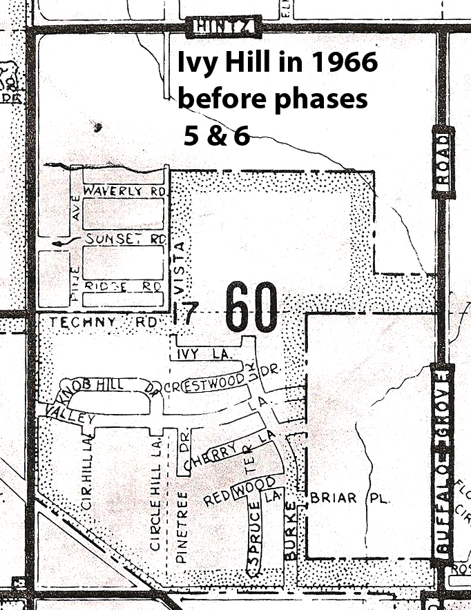 Ivy Hill map 1966