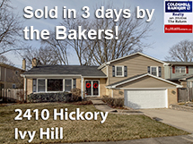 2410 Hickory SOLD by the Bakers